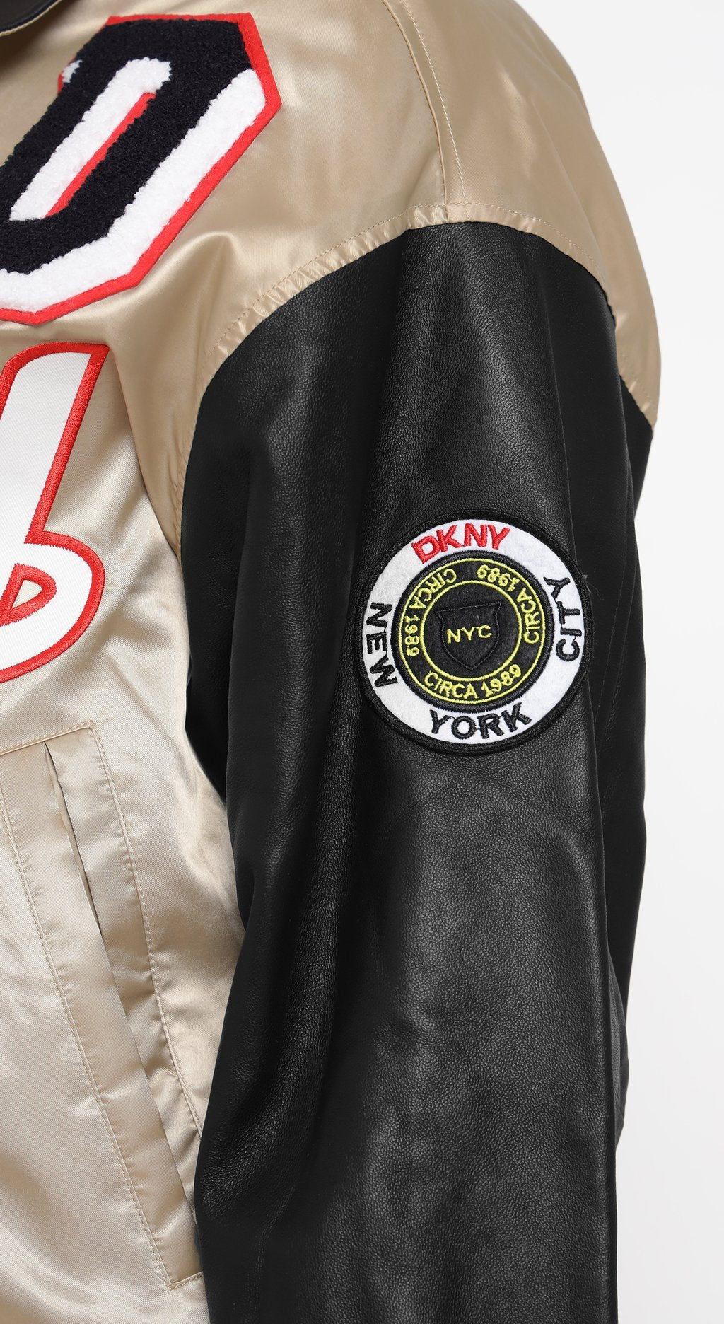 Bomber Jacket with Patch & Embroidery