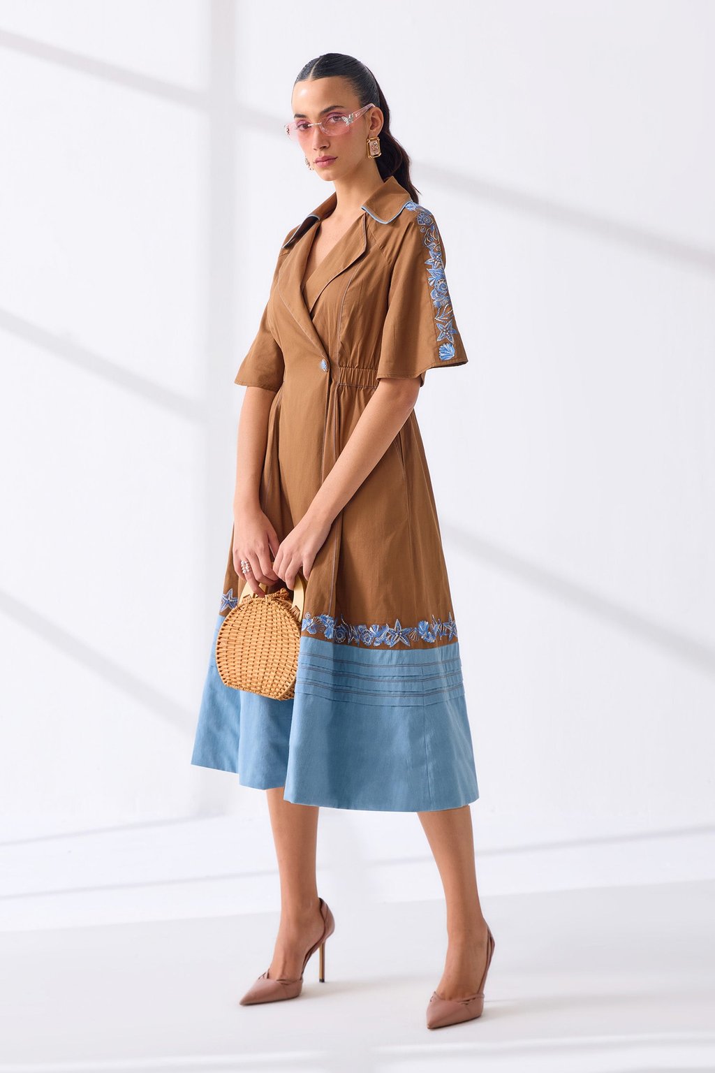 Melinda Dress Tan