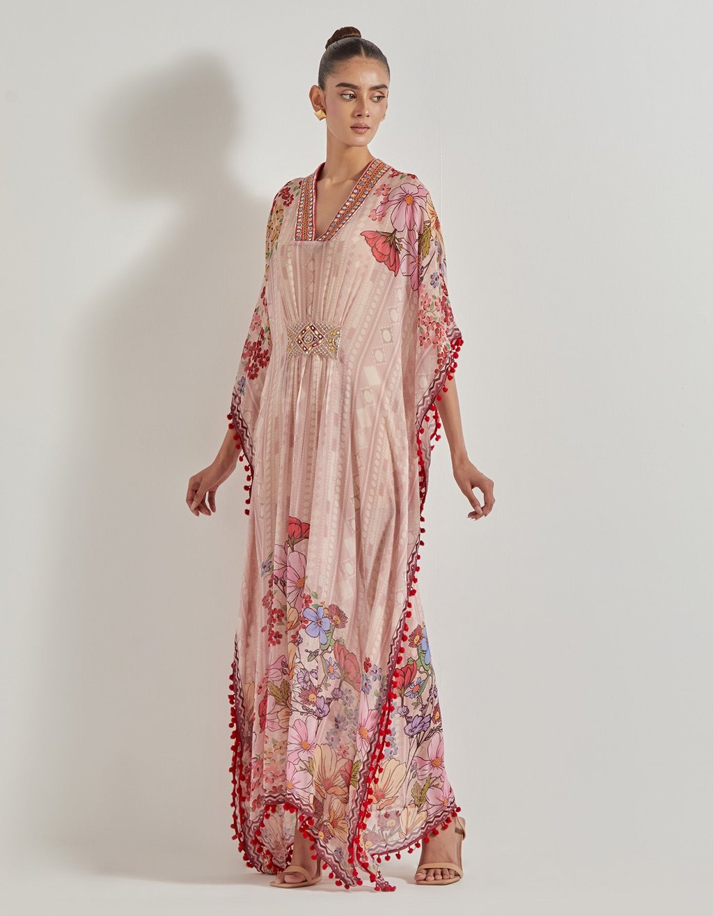 Petal Prism Printed Kaftan