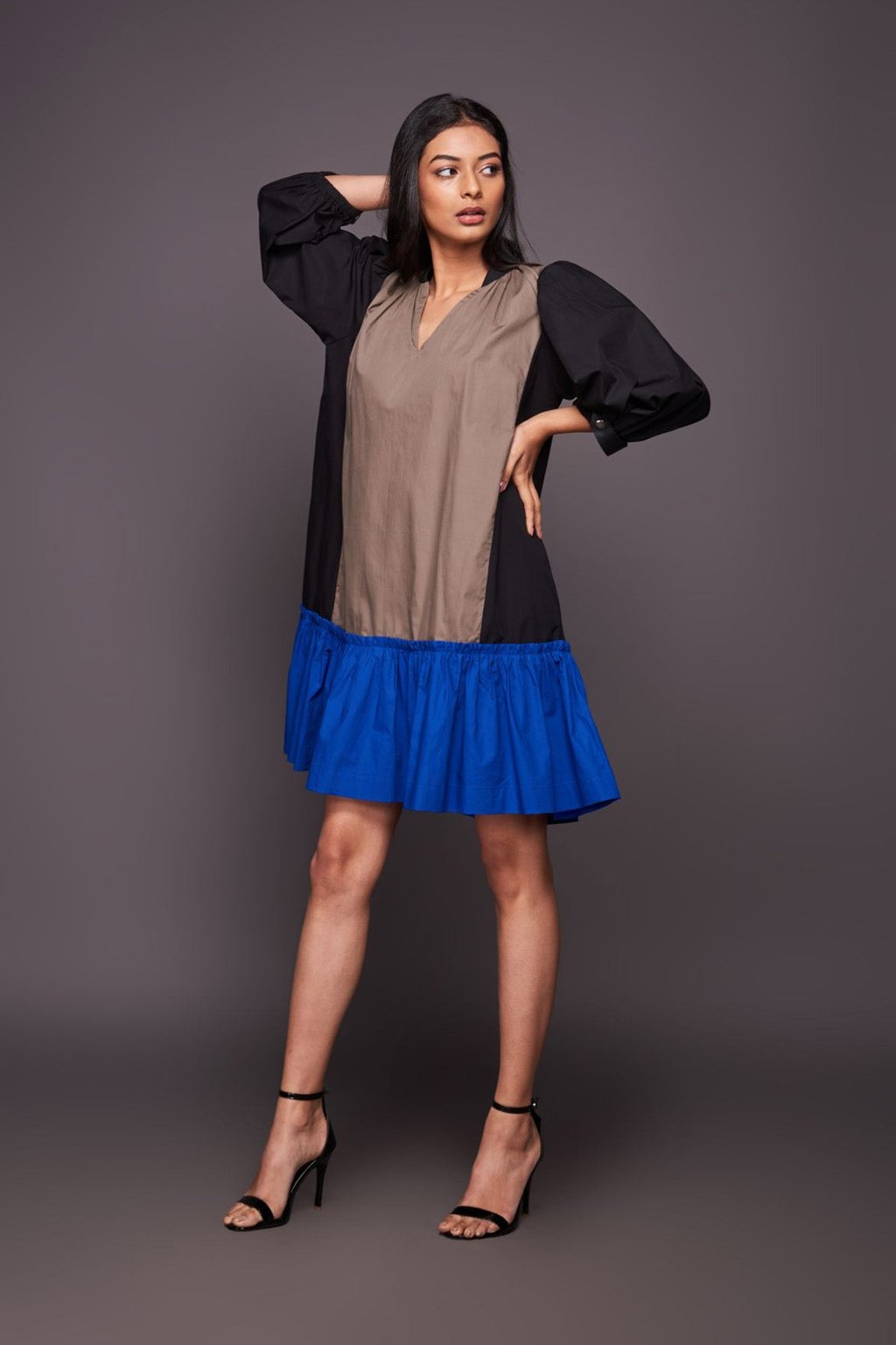 Pleated Hem Dress