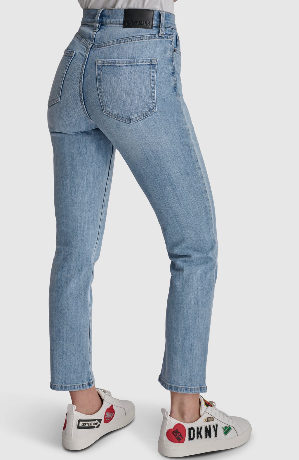 Slim Straight Classic Logo Jeans