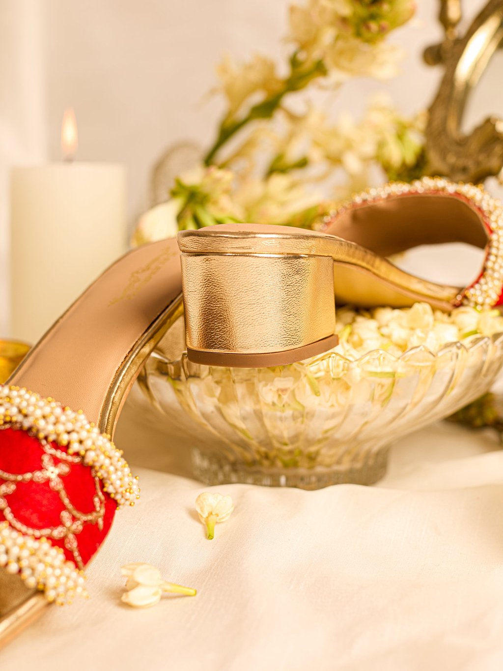 Adhika Red (Slider Heel)