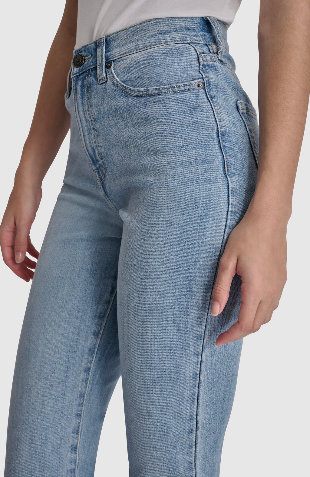 Slim Straight Classic Logo Jeans