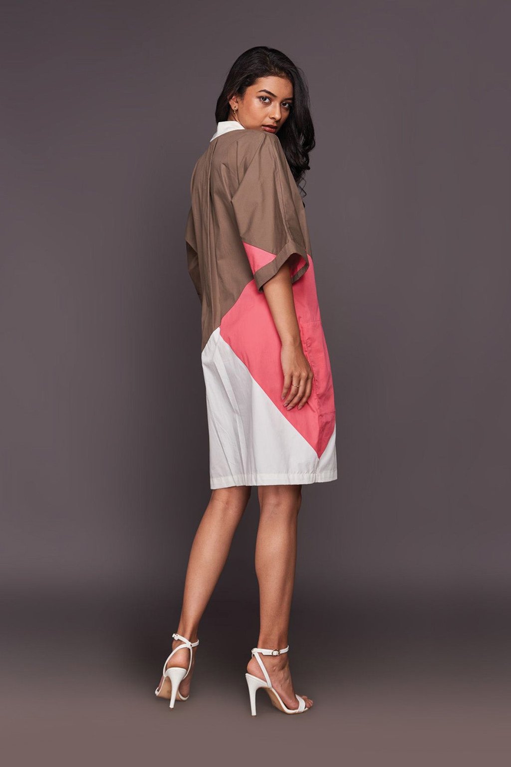 Colourblock Shift Dress