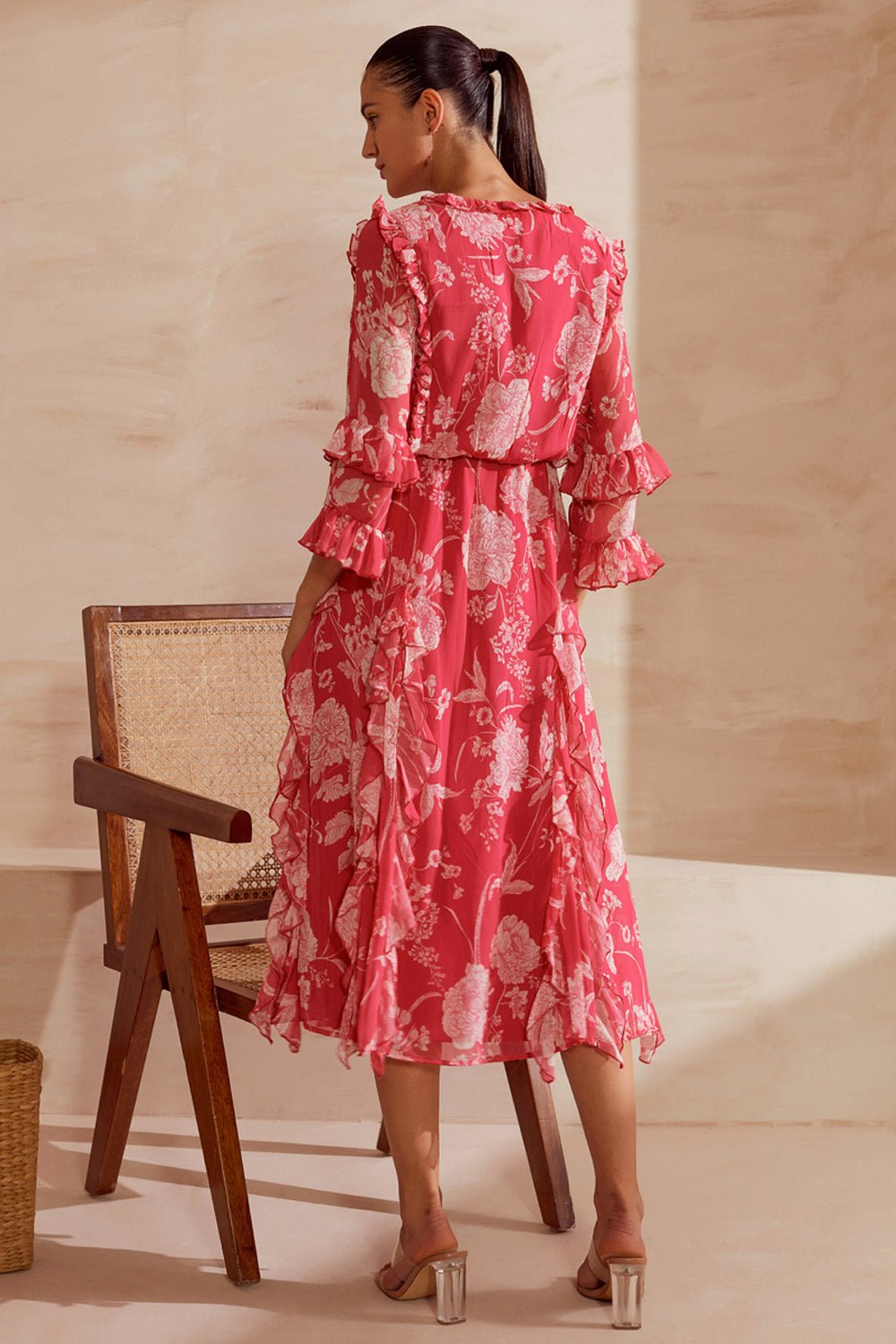Floral Sweetheart Maxi Dress