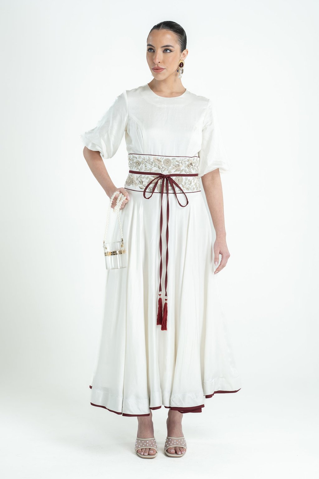 Swan Dress Long Gcc