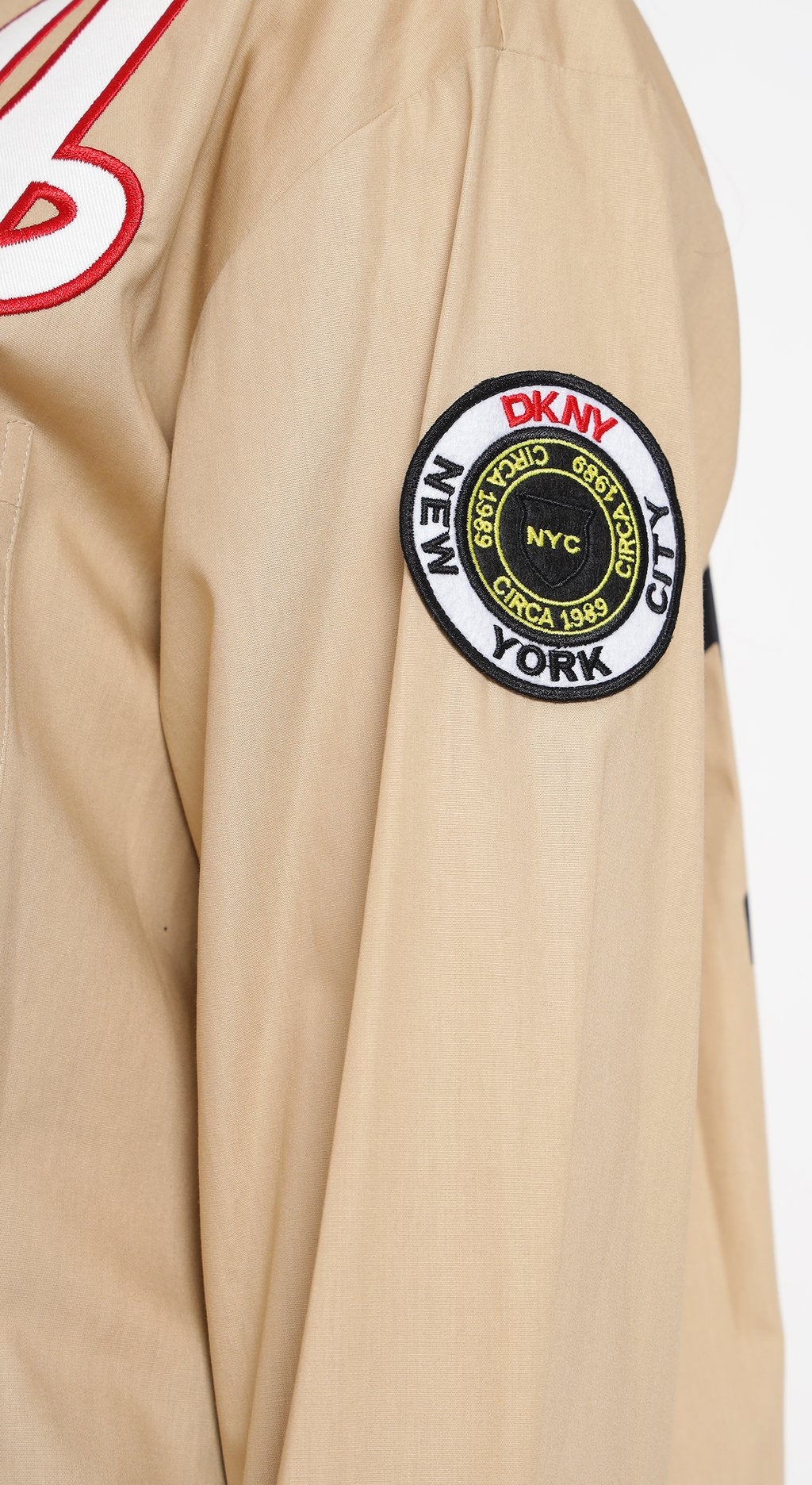 Spread Collar Heat of Ny  Patch & Embroidery Shirt