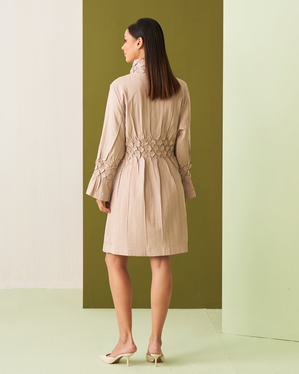 Nime Trench Dress