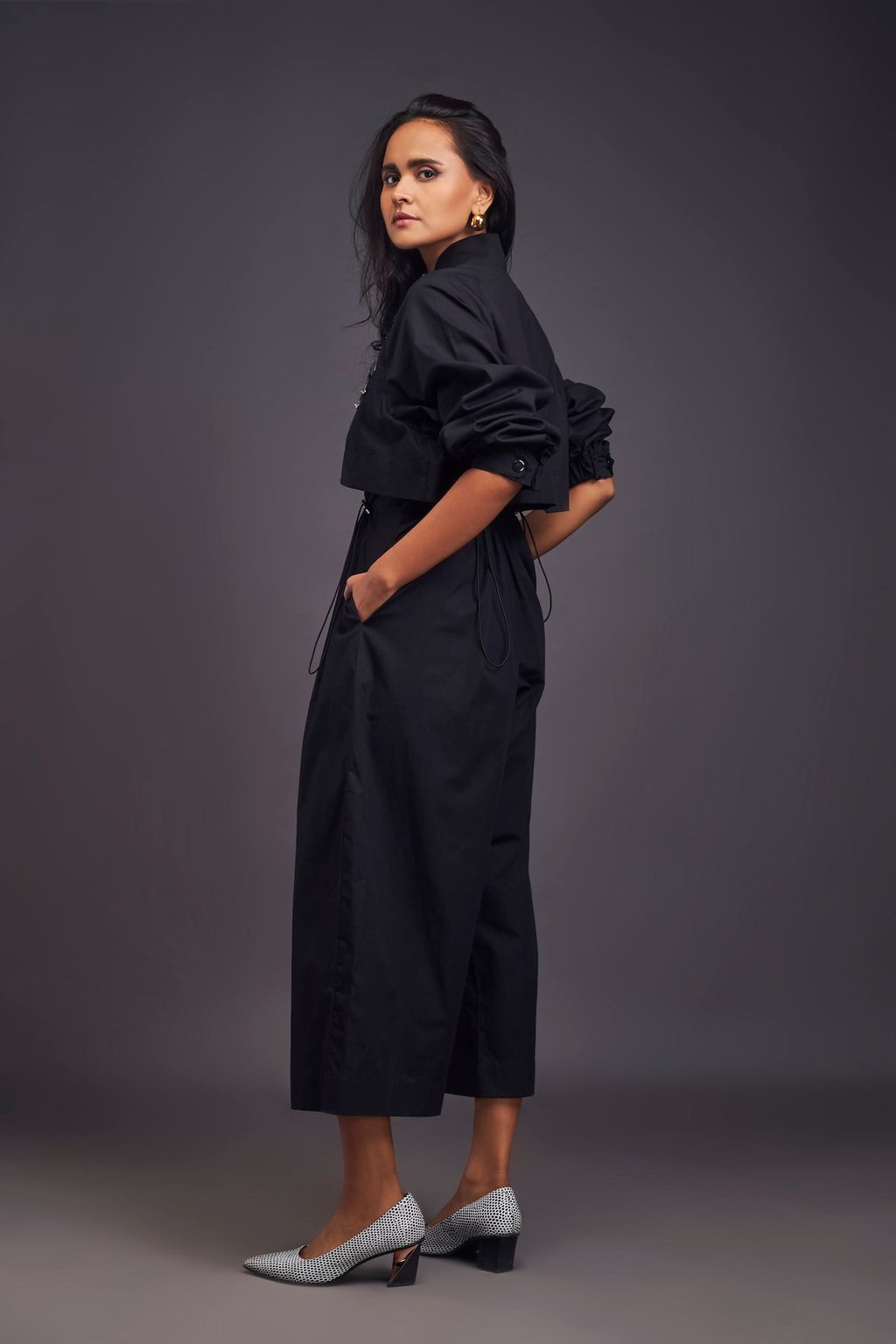 Utility Jumpsuit with Badges