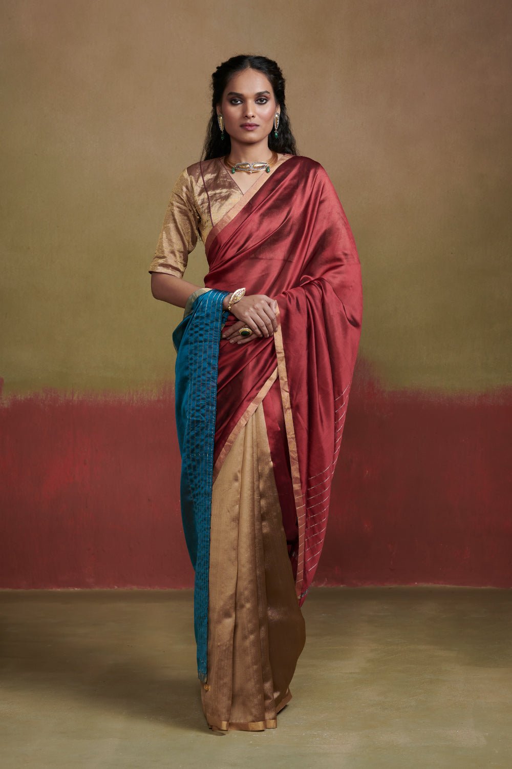 Sahiba with Blouse Fabric