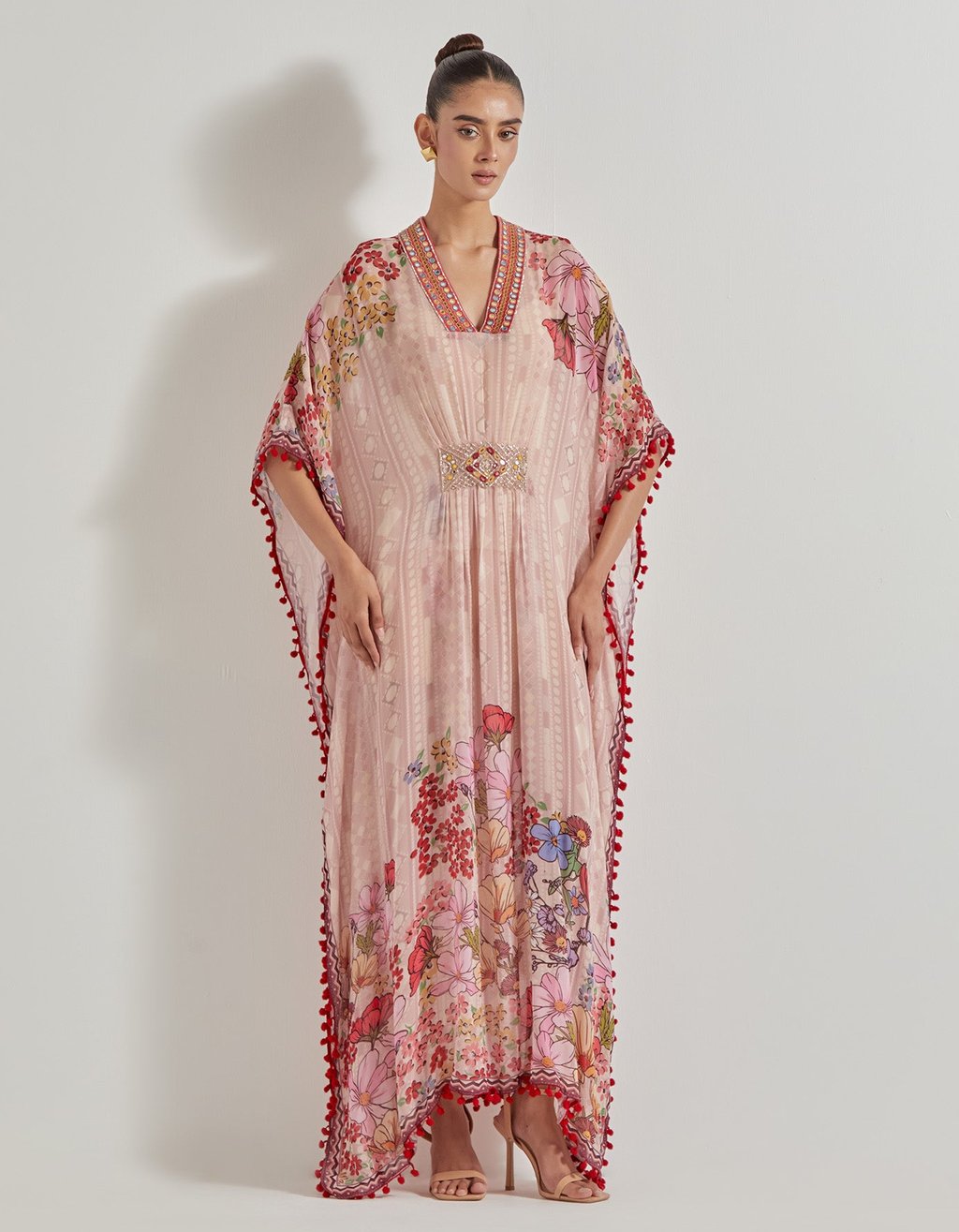 Petal Prism Printed Kaftan