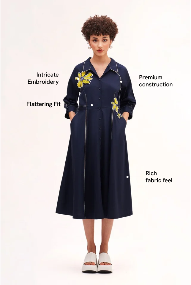 Banana Floral Dress