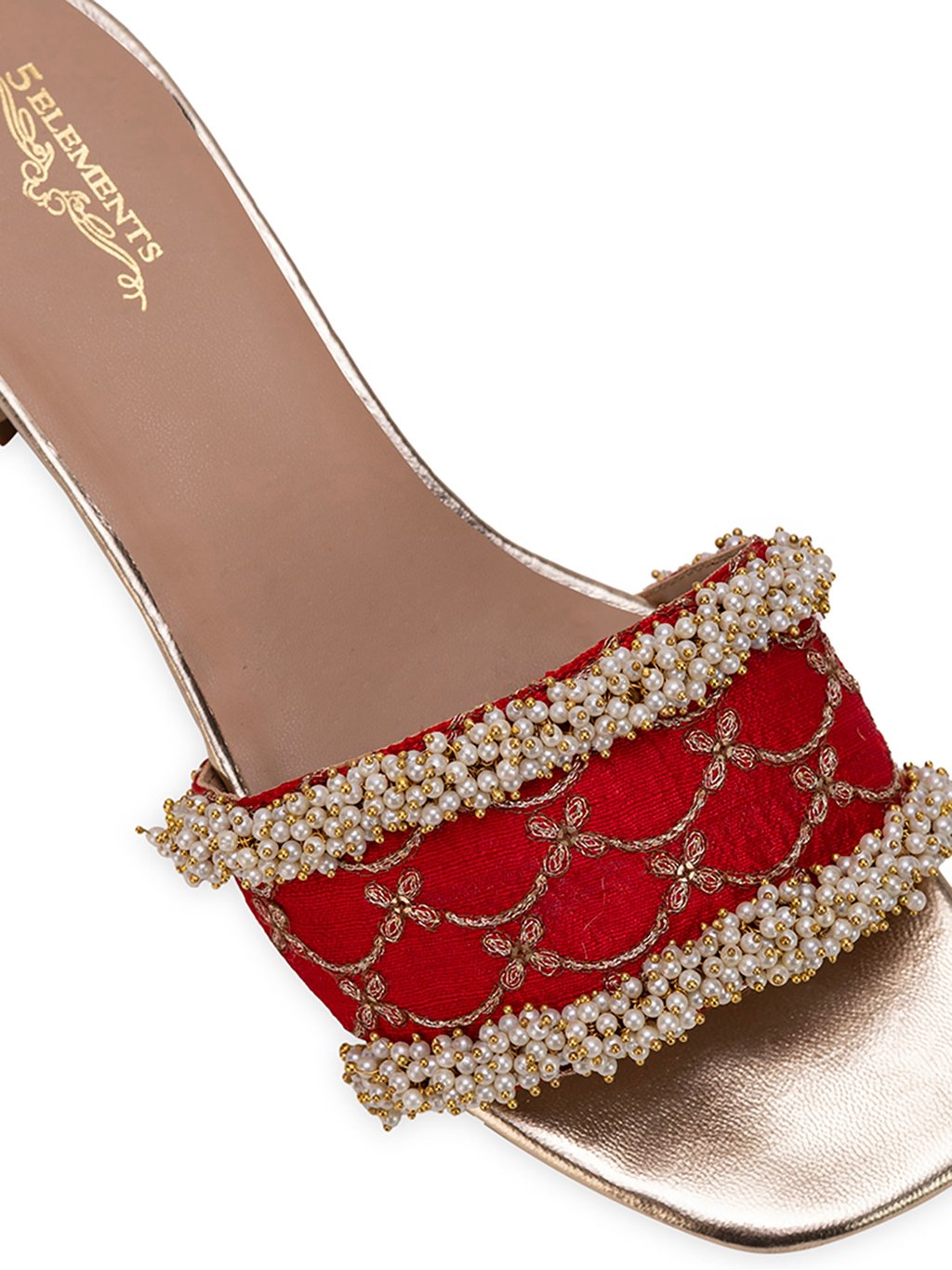 Adhika Red (Slider Heel)