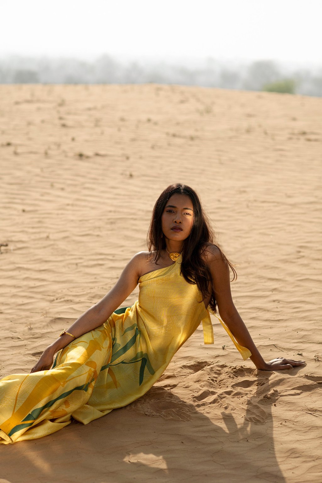 Prism Bamboo Mustard Yellow Dress