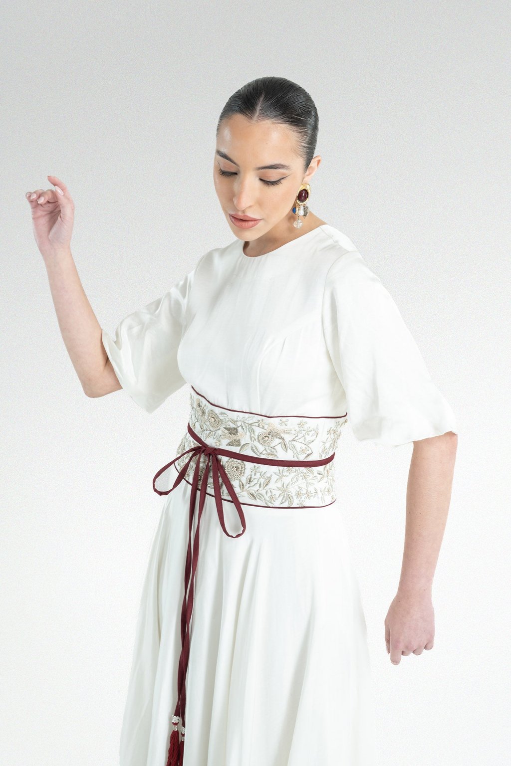 Swan Dress Long Gcc