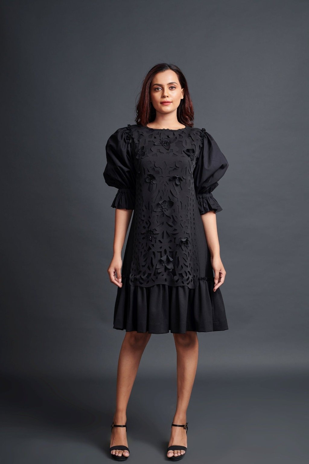 Hand Embroidered Cutwork Dress