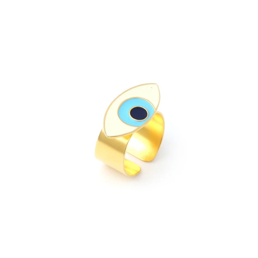 Evil Eye Adjustable Ring