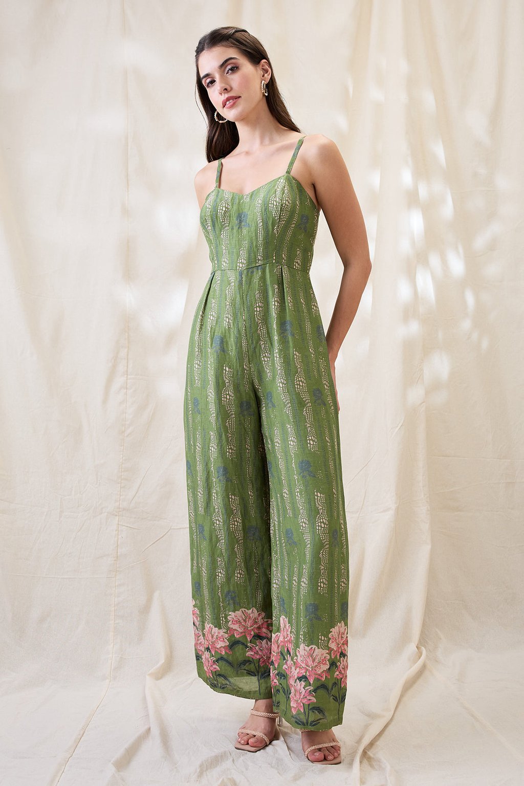 Ravya Embroidered Jumpsuit Set
