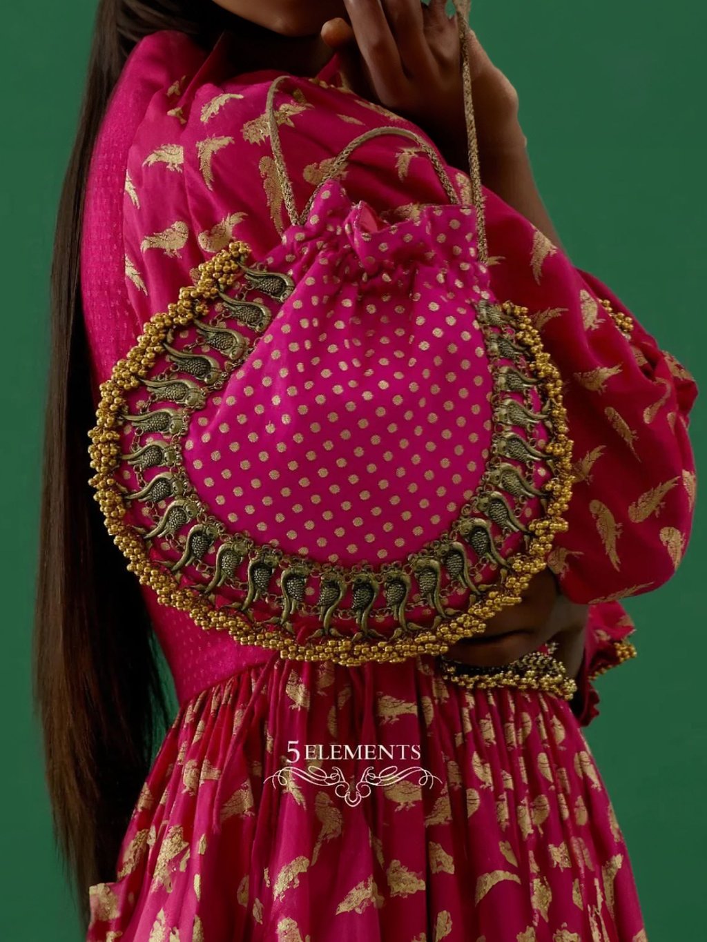 Nida - Fushia (Potli Bag)