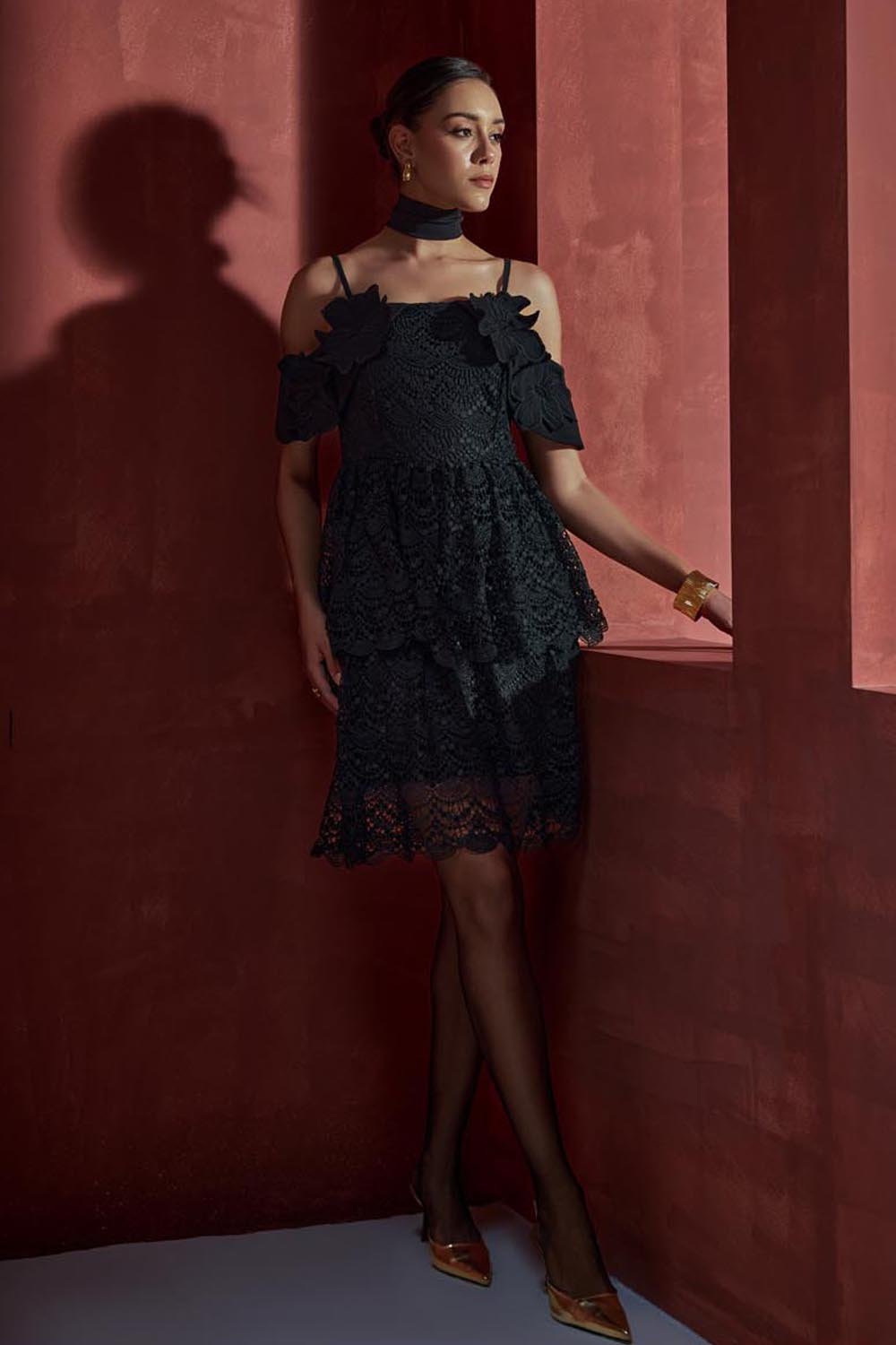 Off the Shouder Mini Dress