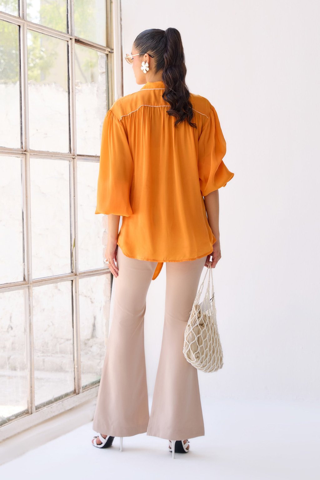 Sunset Orange Top