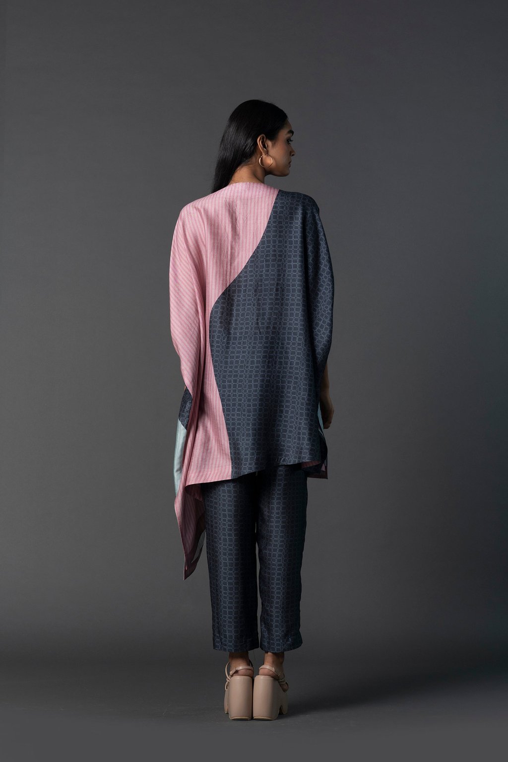 Array Posy Soft Charcoal Dress