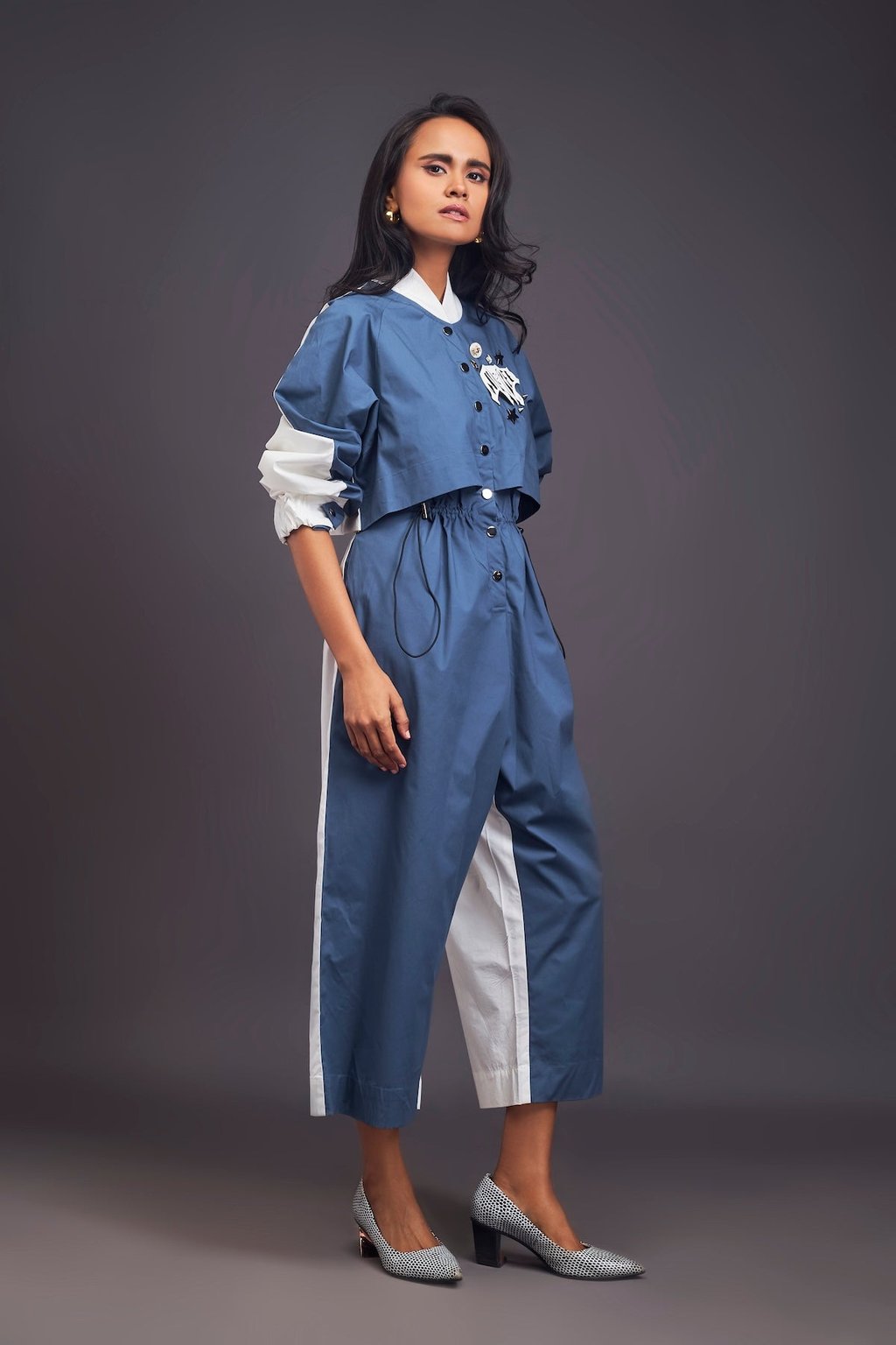 Utility Jumpsuit with Badges
