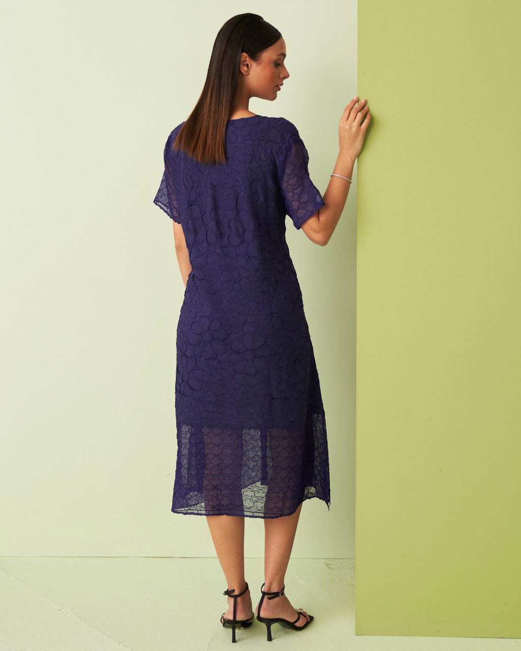 Textured Lace Dress