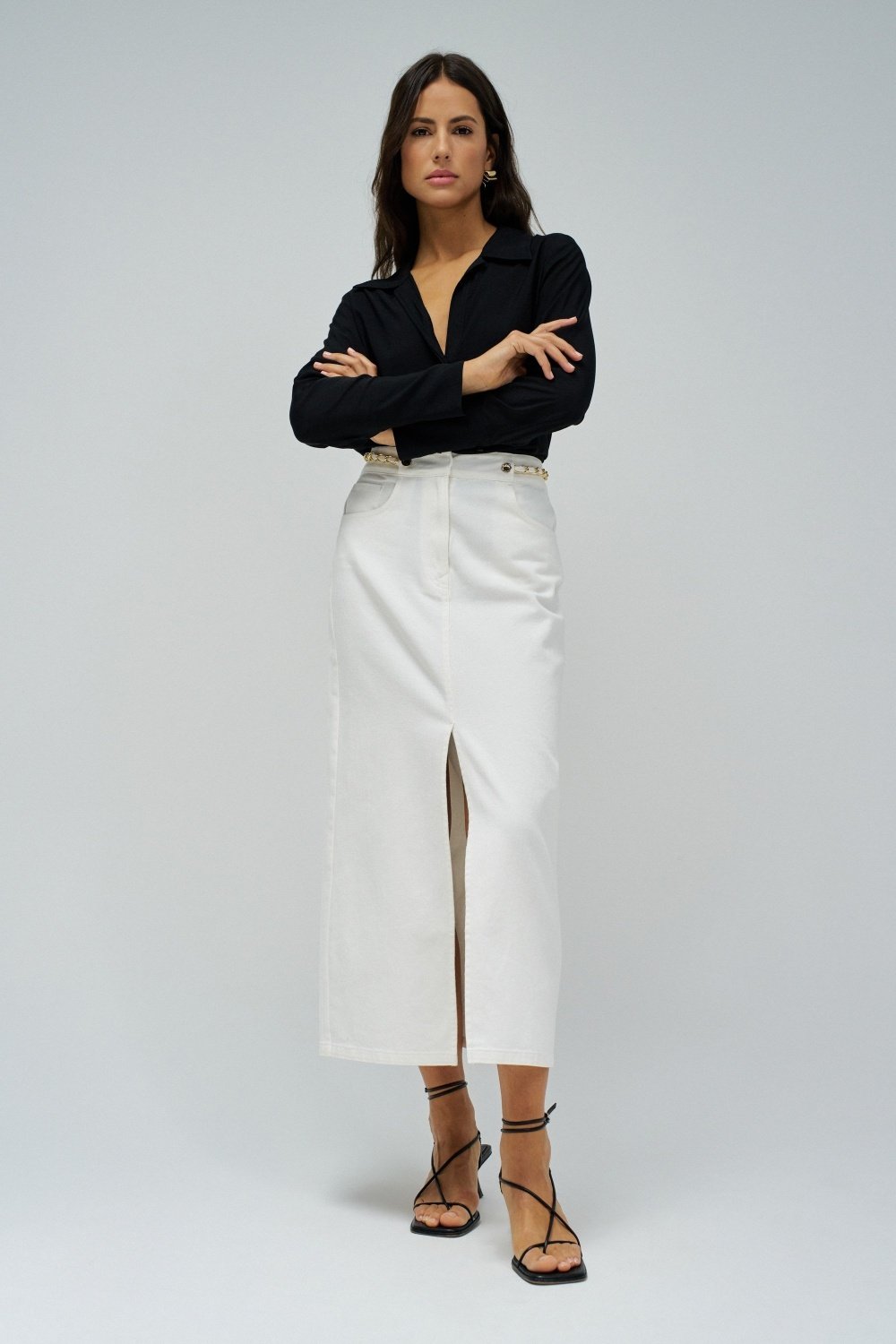 True White Skirt