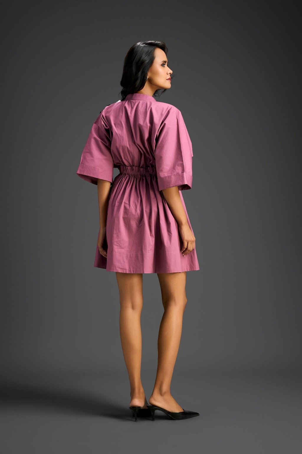Floral Shoulder Shift Dress