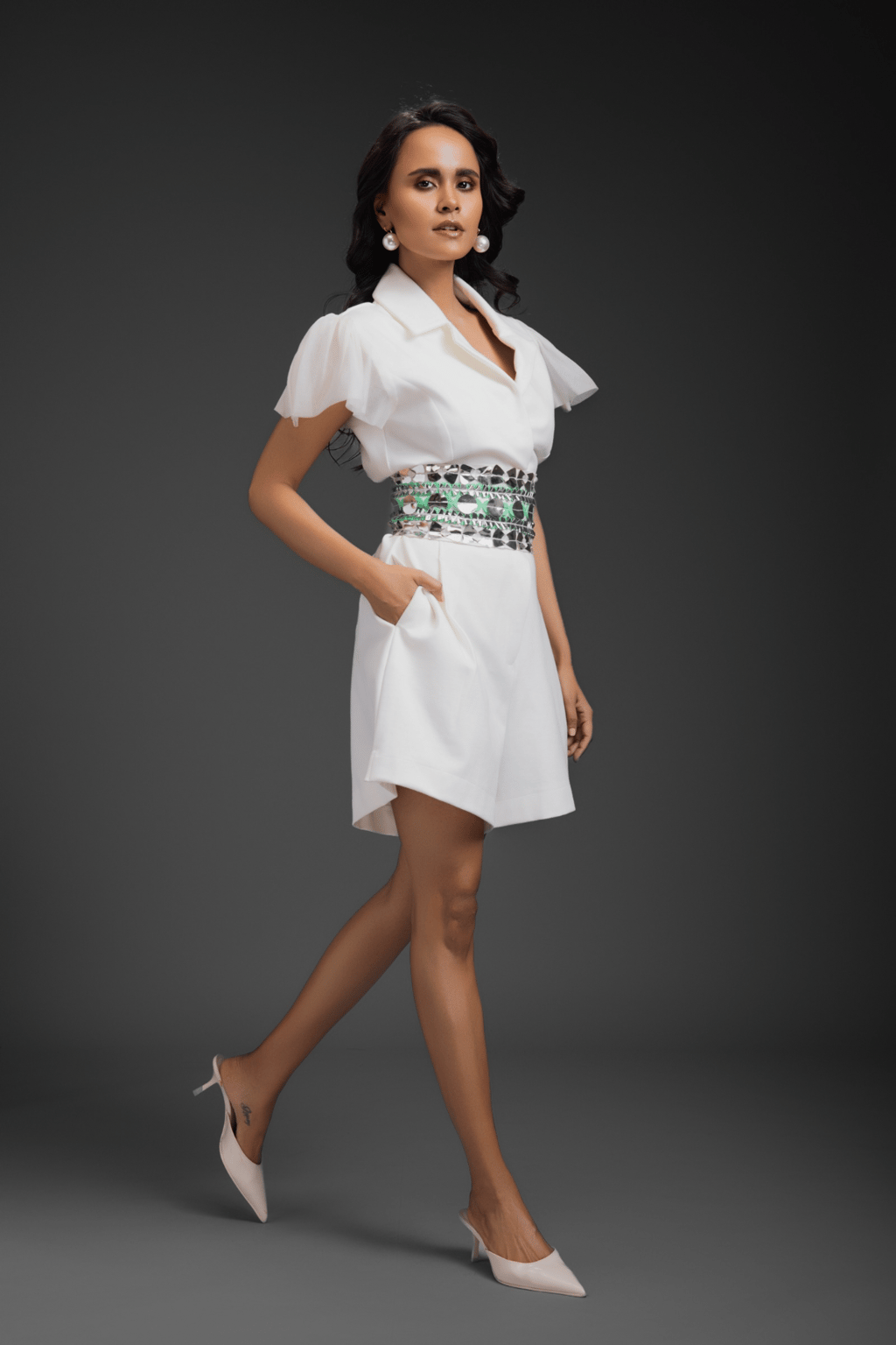 Playsuit with Belt