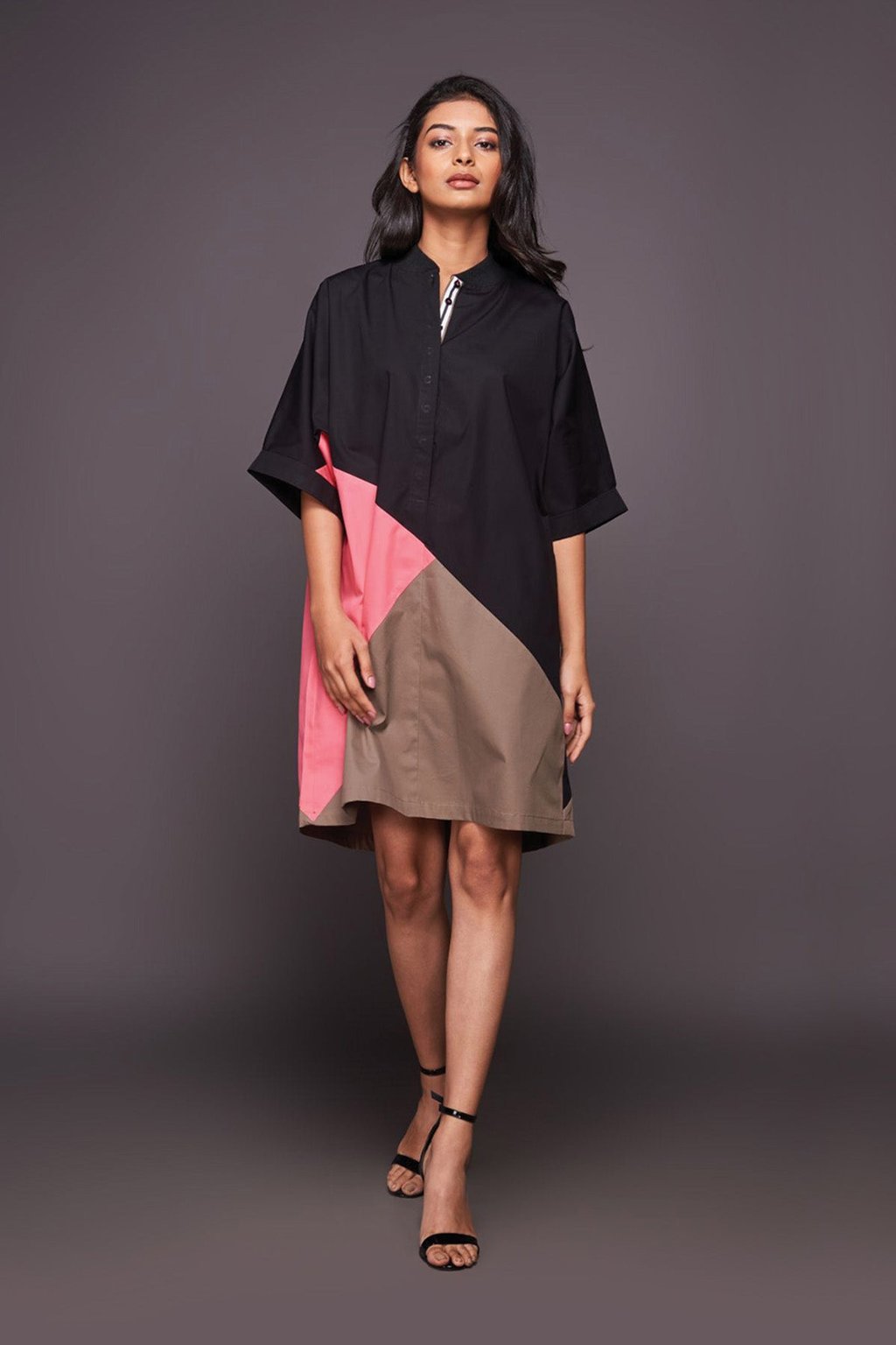 Colourblock Shift Dress