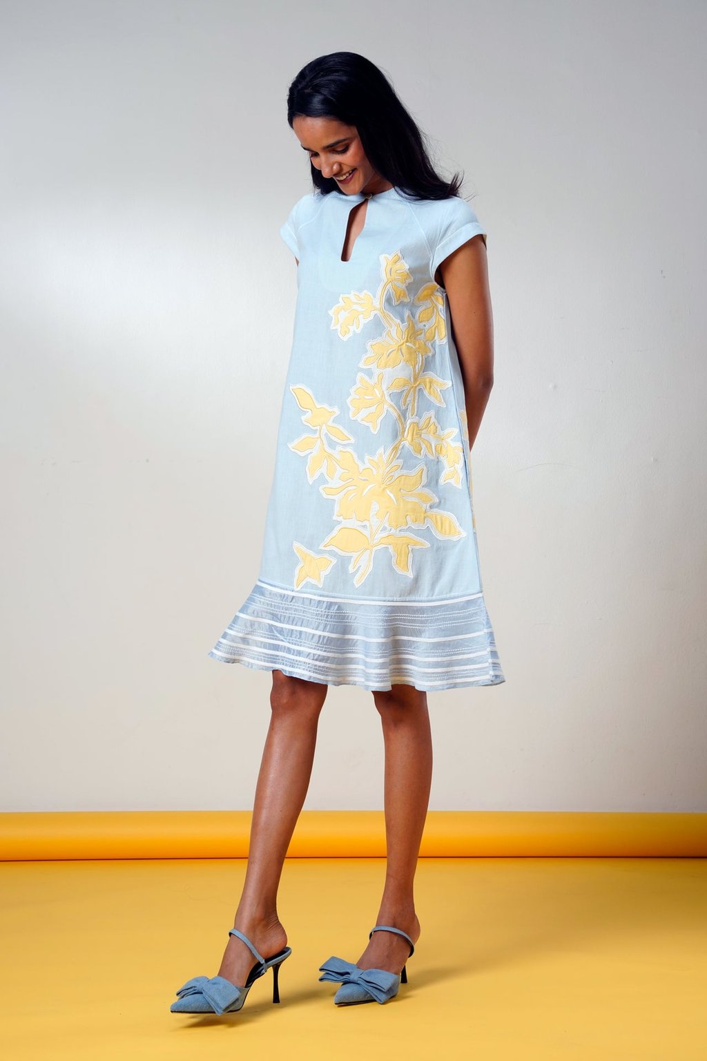 Wintel Soft Fern Short Dress