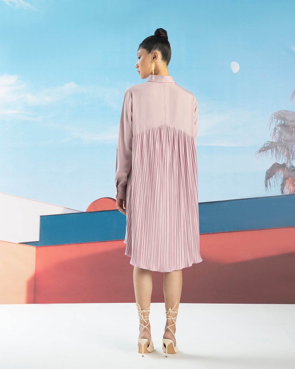 Shirt Pleats Dress
