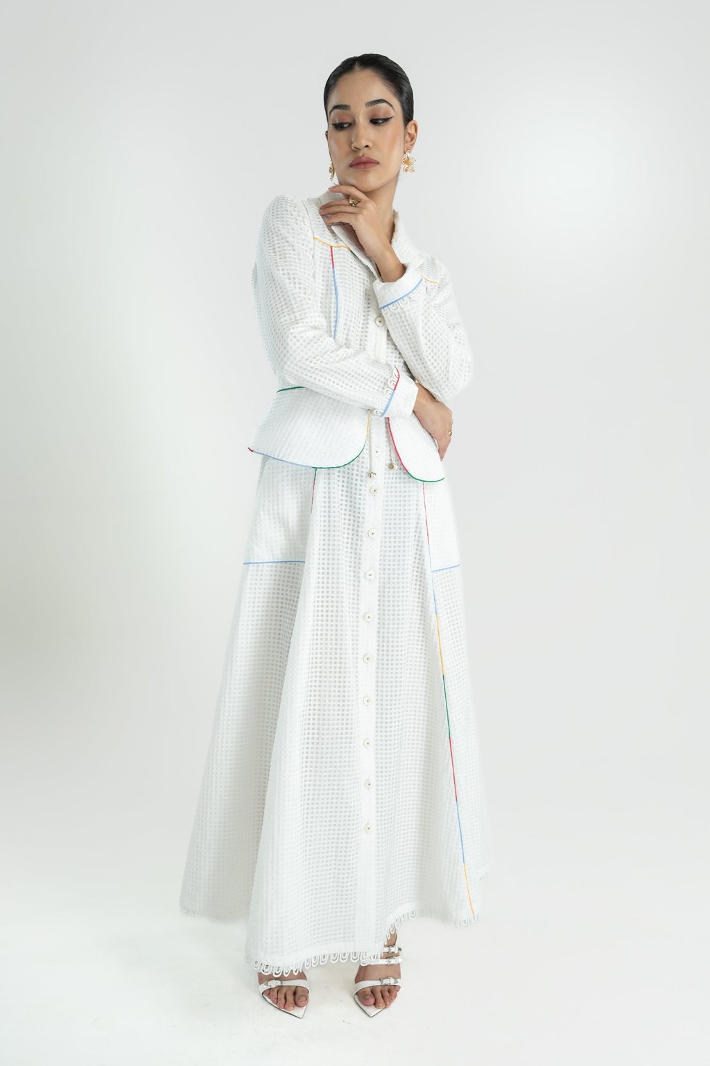 Hathway Belted Dress Long Gcc