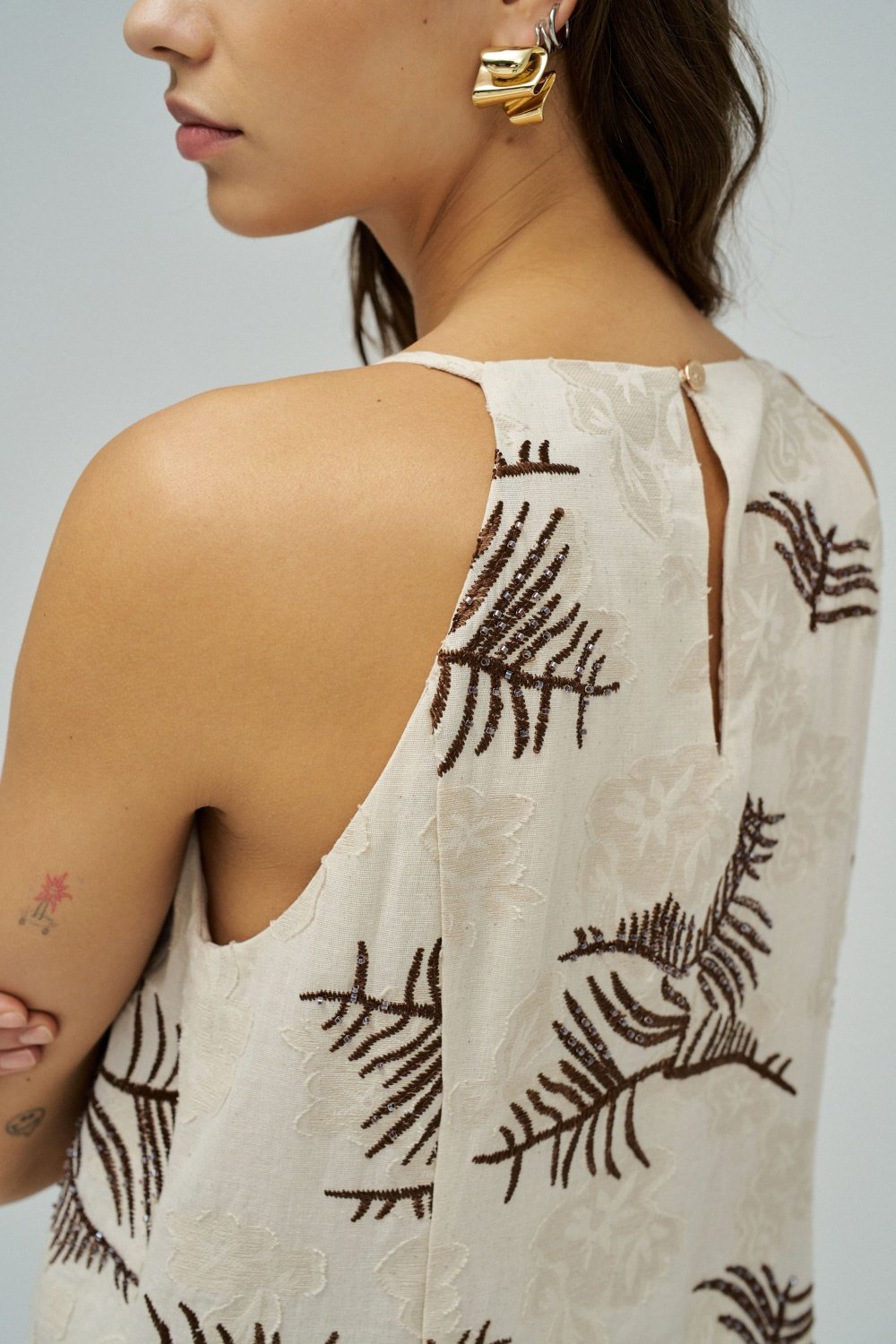 A-Line Dress All-Overall Texture