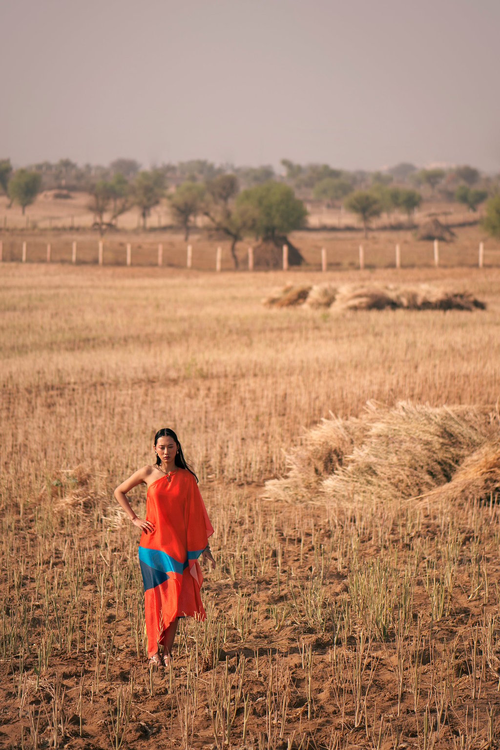 Prism Geometric Red Dress