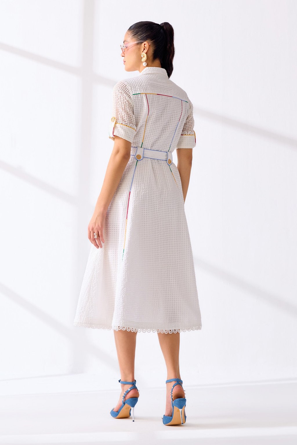 Hathway Dress White