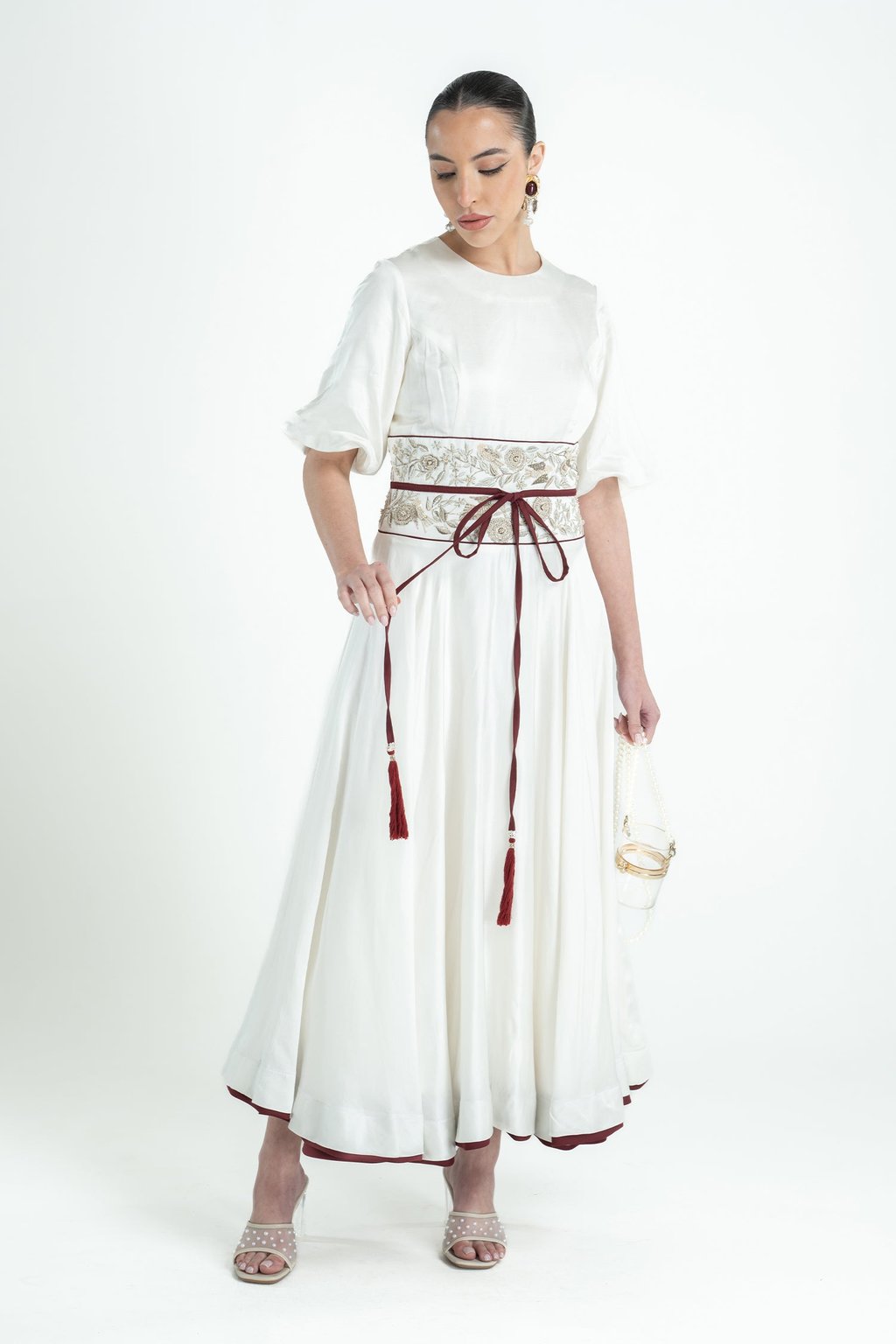 Swan Dress Long Gcc