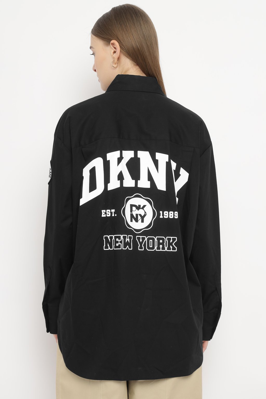 Spread Collar Heat of Ny  Patch & Embroidery Shirt