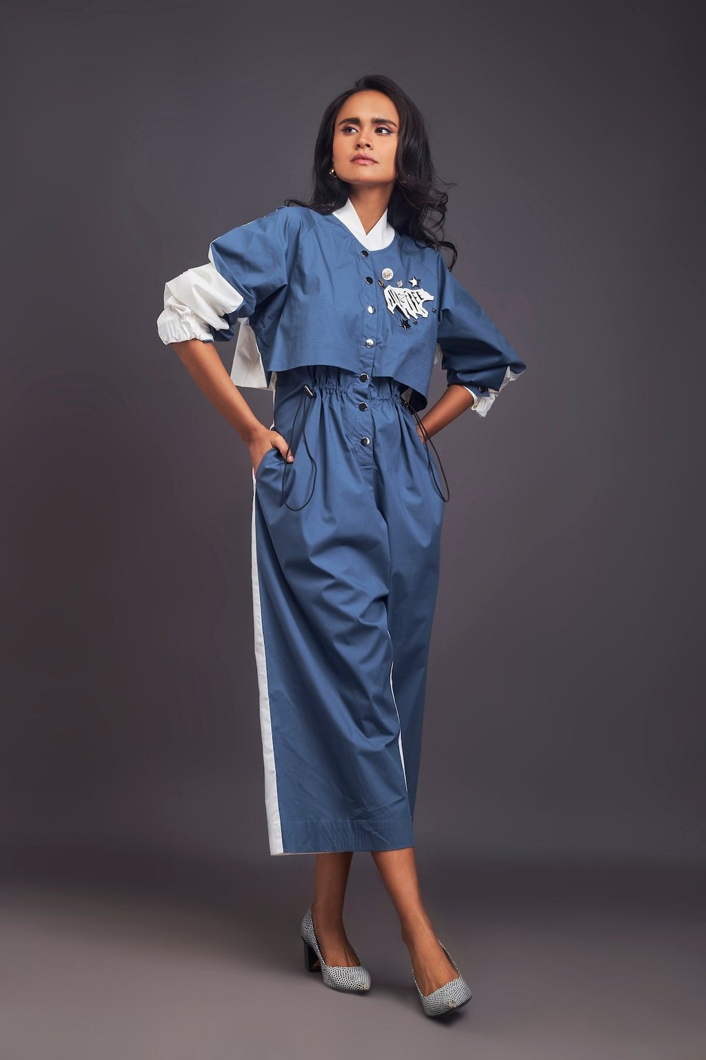 Utility Jumpsuit with Badges