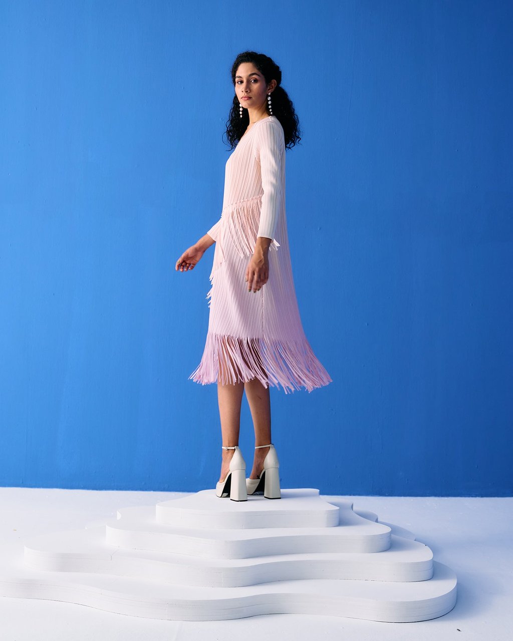 Ombre Fringe Dress