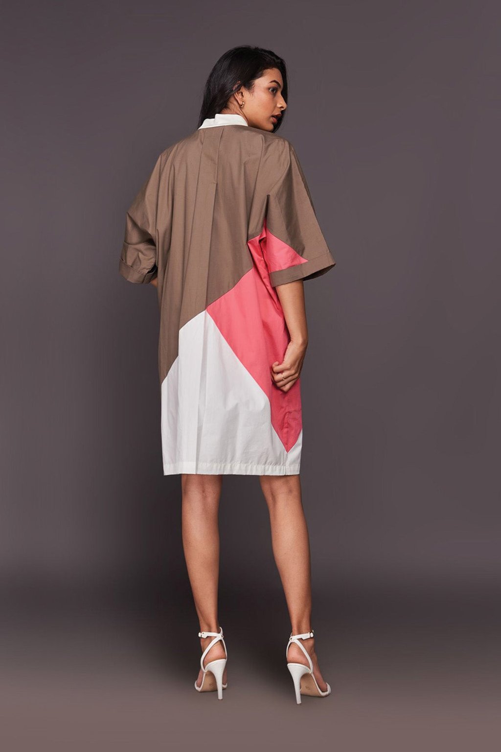 Colourblock Shift Dress