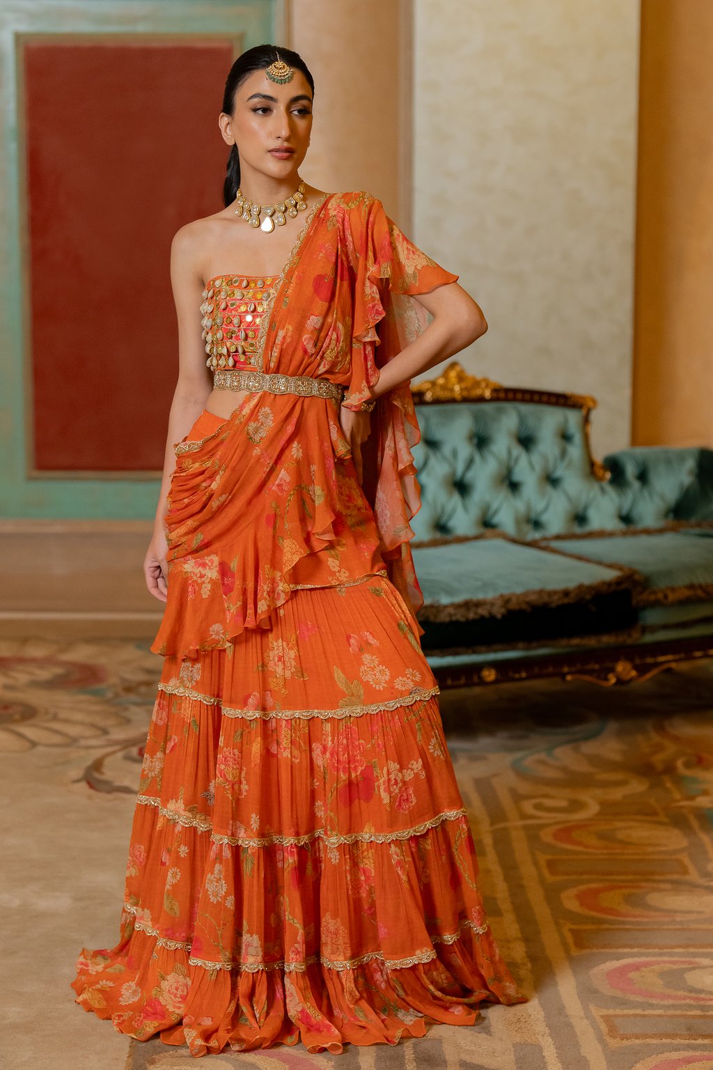 Zaisha Saree Set