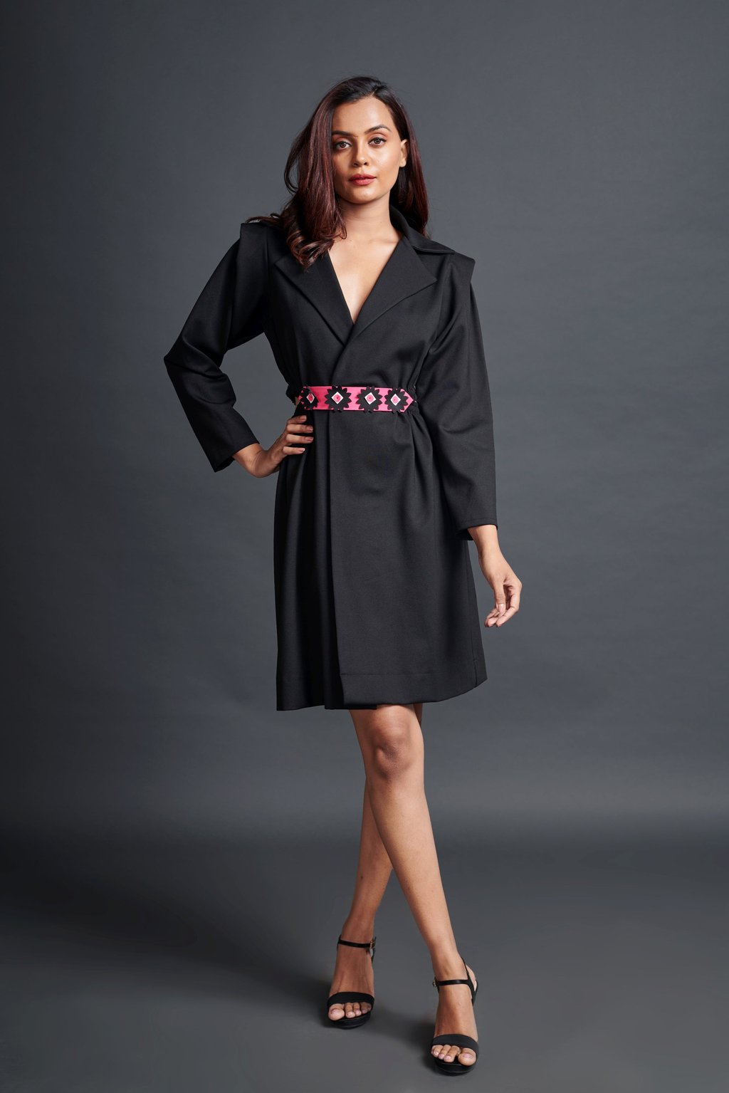 Jacket Dress with Belt
