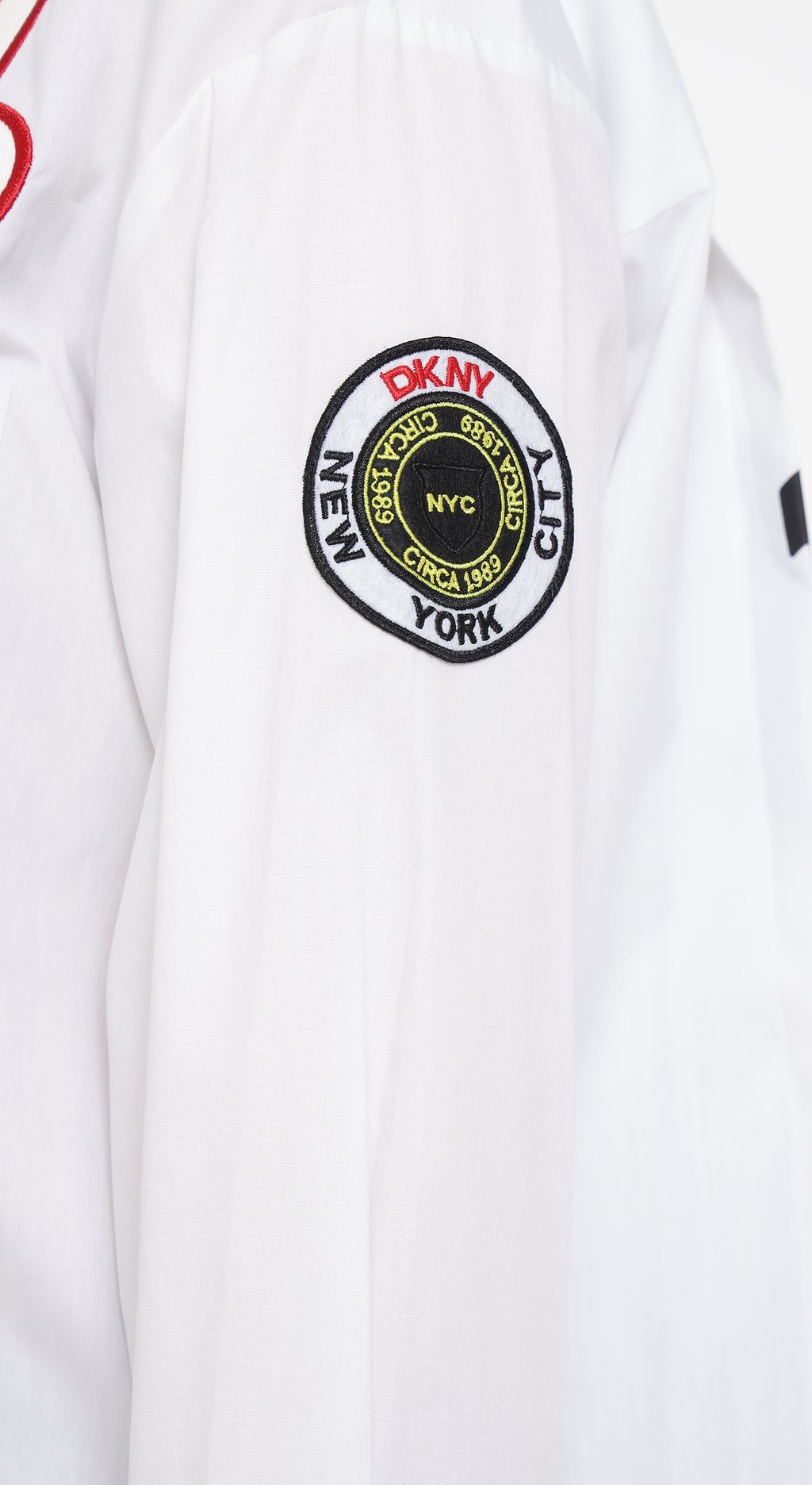 Spread Collar Heat of Ny  Patch & Embroidery Shirt