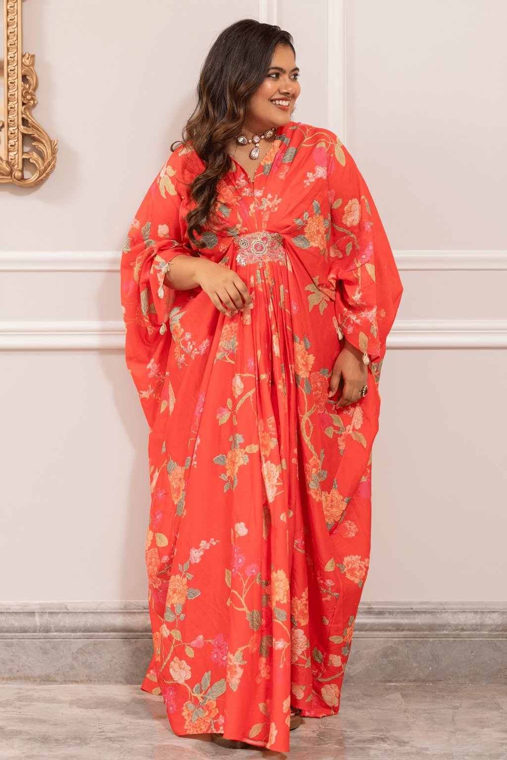 Hazel Kaftan - Peony Pink