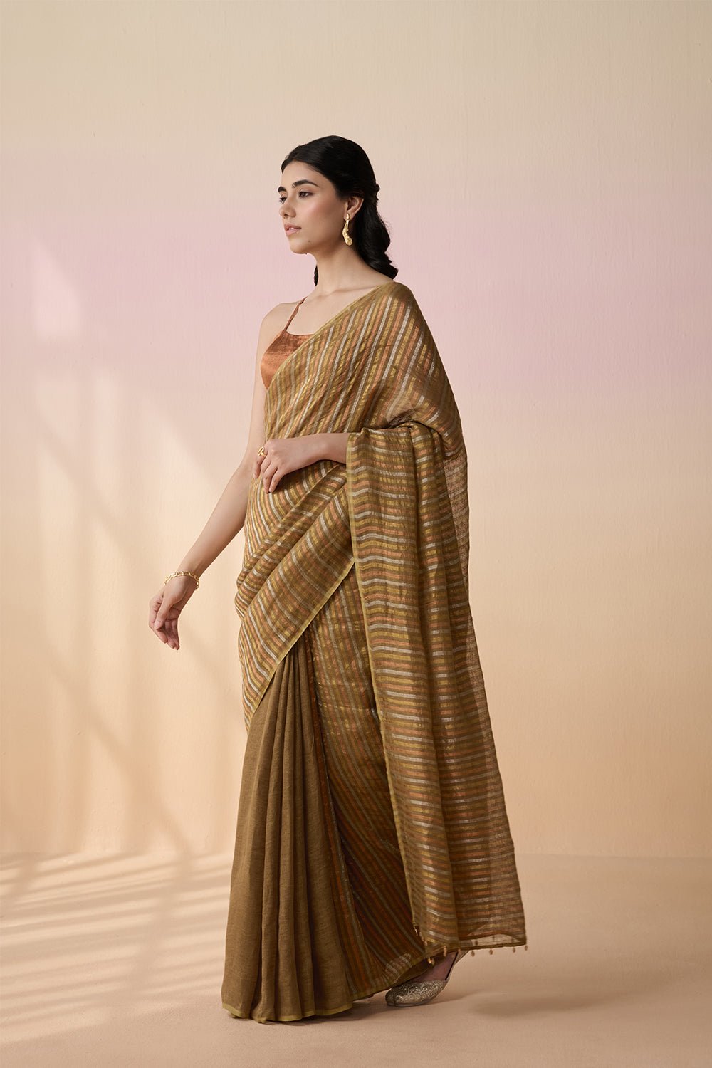 Swaranika Olive Green