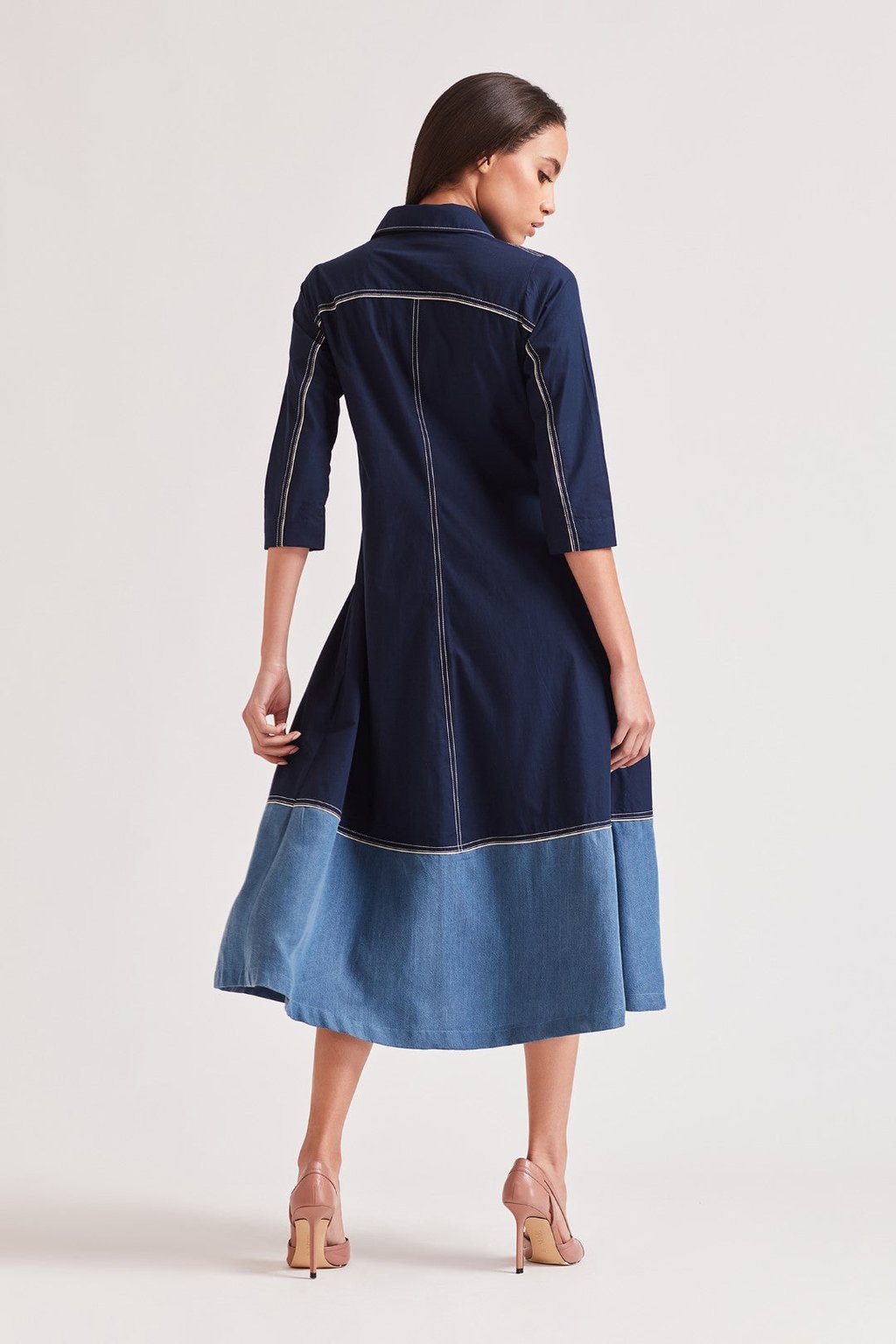 Madrid Denim Block Dress