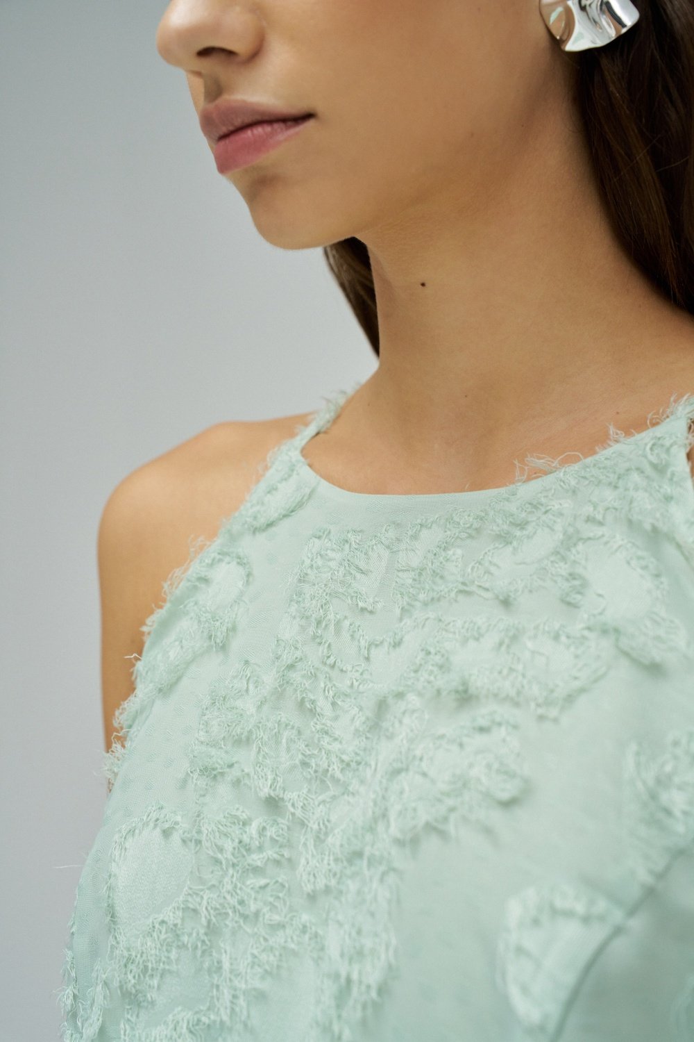 A-Line Dress All-Over Jaquard